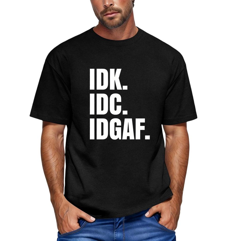 Men's Neck Short Sleeve Funny Graphic Print T-Shirt for Everyday Wear