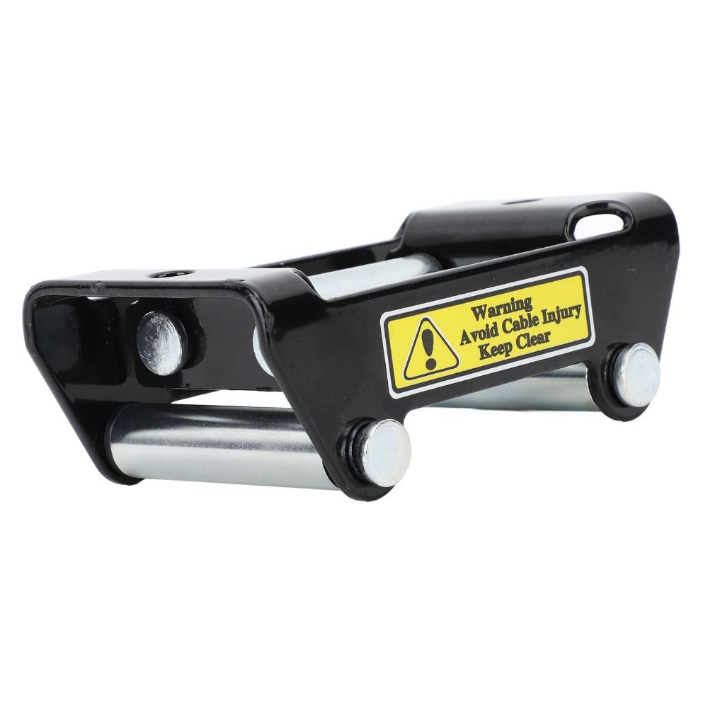 4-Way Roller Design Cable Guide 4.96 Inch Bolt Centers Roller Fairlead For UTV Winch