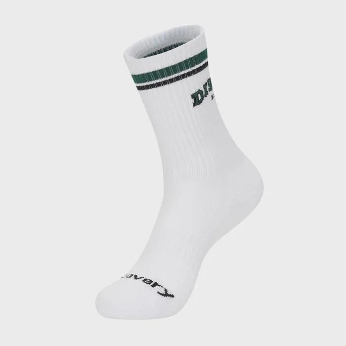 Striped Color Block High Socks (WHITE)