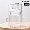 1Pcs Clear Plastic Food Storage Jar, Reusable Snack Candy Cookie Container, Kitchen Desktop Organizer Canister