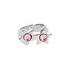 Twin Star Ring 105251054018 Silver One Size