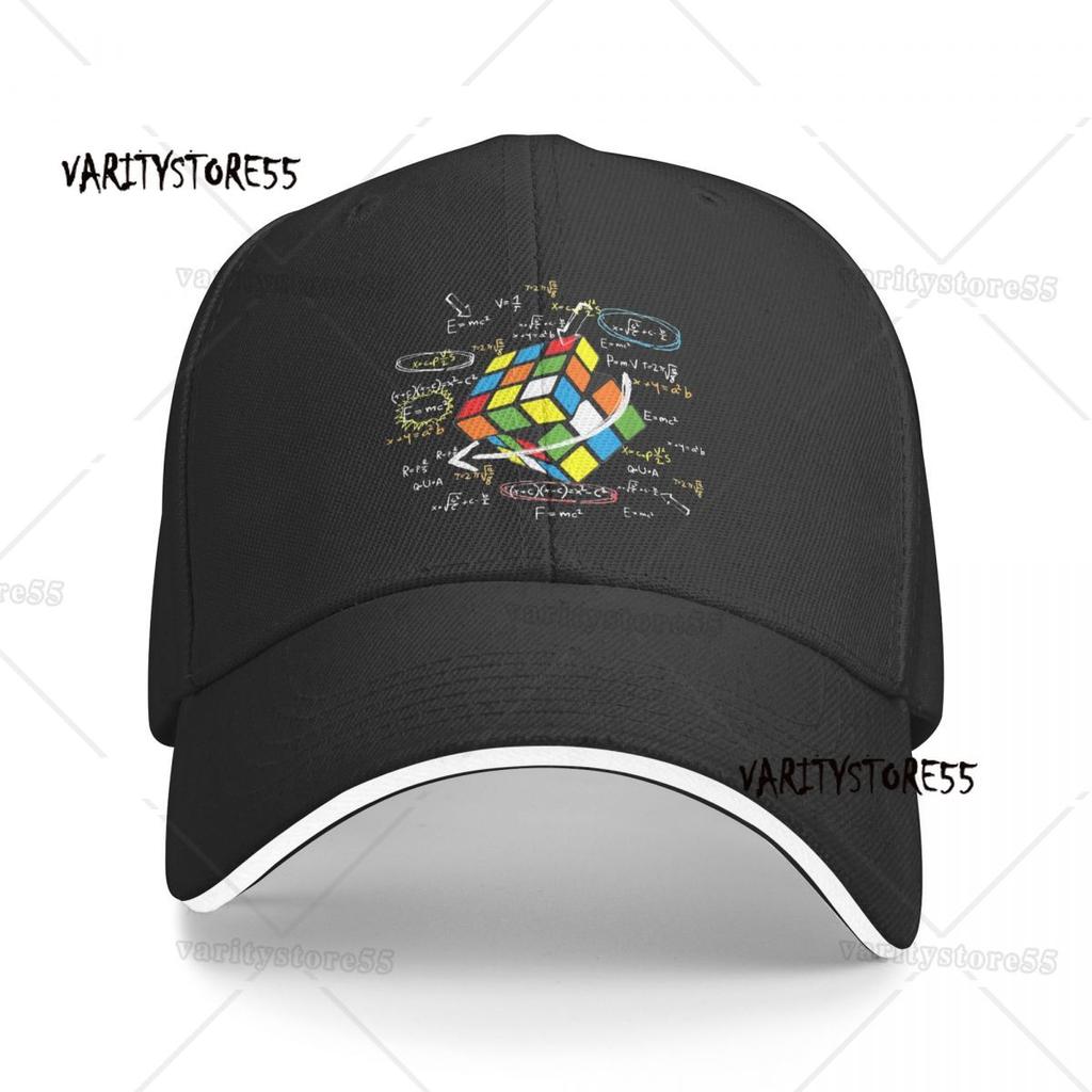 Math Rubik Rubics Player Cube Baseball Caps Casual Math Lovers Sandwich Hats Unisex Women Adjustable Caps Hat Sport