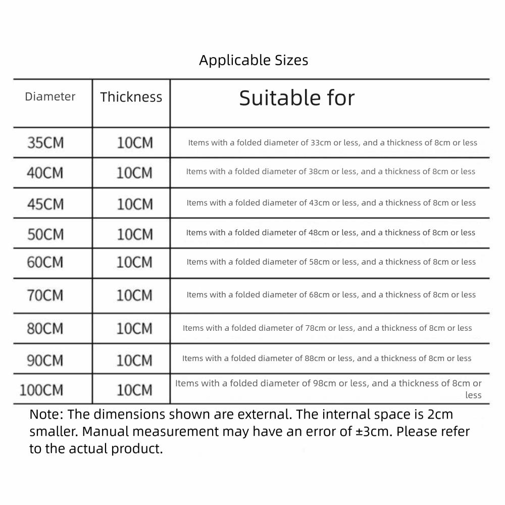 Multi-Functional Storage Bag Round Handheld Plate Bag New Household Organizer  Cam Tent