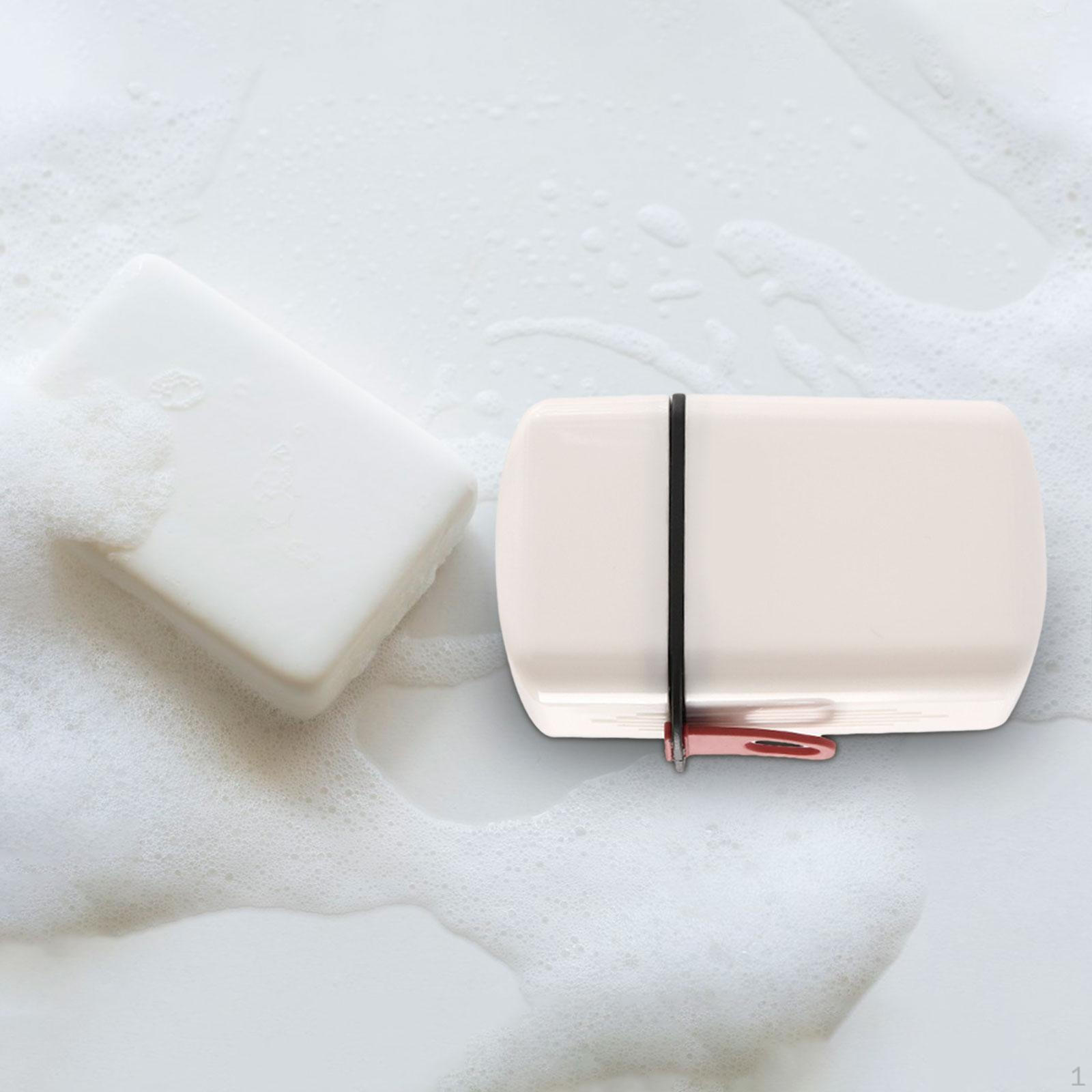 

Дорожный бар, чехол для мыла, коробка, блюдо, декоративный органайзер, контейнер с крышкой для кемпинга белый