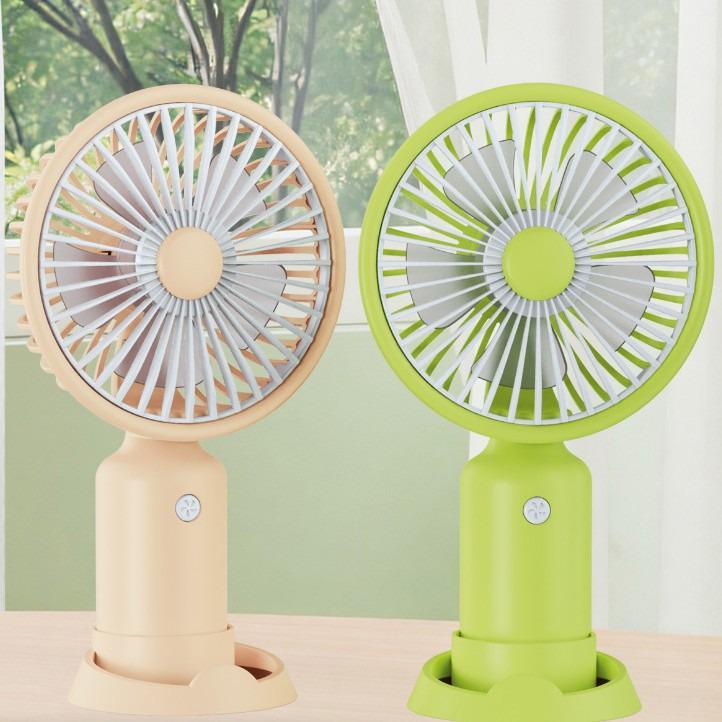 Portable USB Rechargeable Mini Fan: Three-Speed Summer Desktop or Handheld Fan for Students and Children