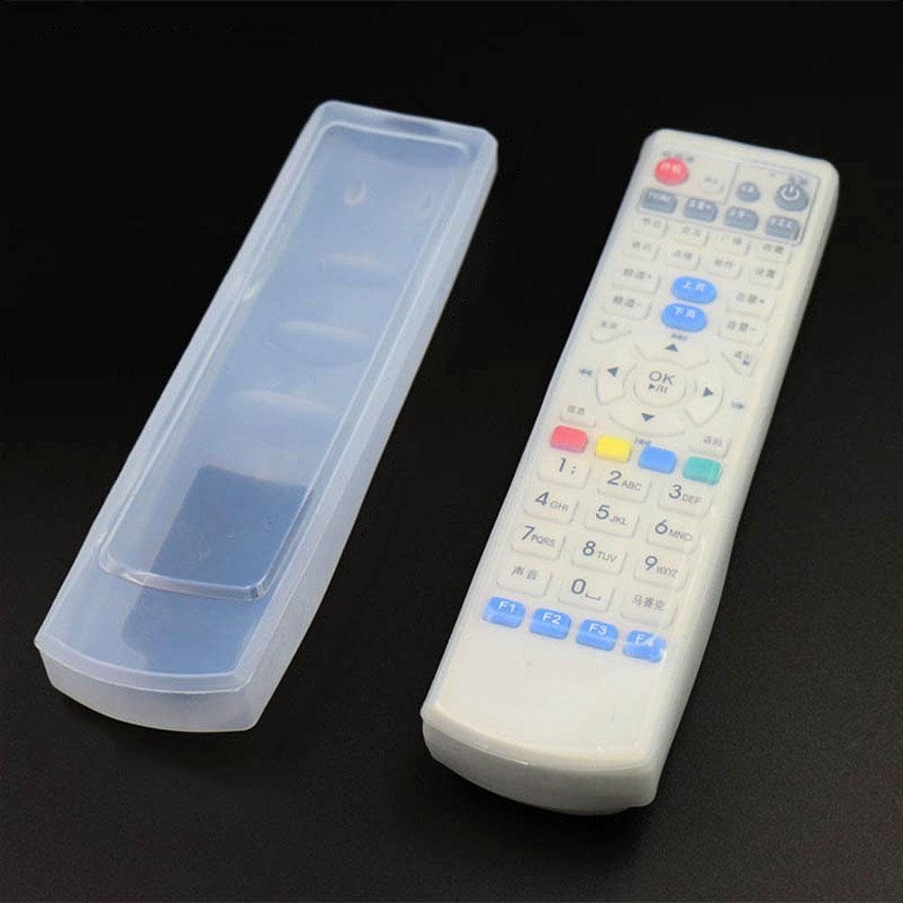 1PC Remote Control Silicone Protective Cover Transparent Household Stretchable Dust-Proof And Waterproof Remote Control Cover