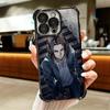 A-Attack On T-Titan Eren Yeager Plating Phone Case For Iphone 16 17 Pro Max Air 16E 14 15 Plus 12 13 Mini Anti-Fall Airabag Cove