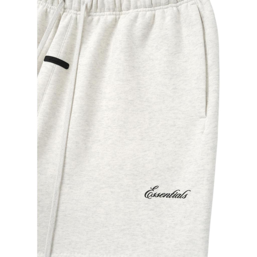 Fear of God Essentials Signature Classic Sweatshort Oatmeal Heather Unisex Bottoms Cream 160AS264102F