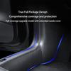 2 4 8Pcs ForTesla Model3/Y Highland 24-25ABS Front Rear Door Sill Protector Threshold Strip Anti-kick Guard Panel Waterproof Pad