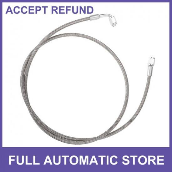 ОДНА оплетенная масляная магистраль AN3, 90 градусов к прямому концу шланга, 48 , универсальная