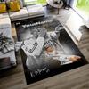 Mbappe Customized Name Carpet Suitable for Game Room Study Room Balcony Dormitory Anti-slip Rug Office Home Decor Perfect Gift for Women/Men