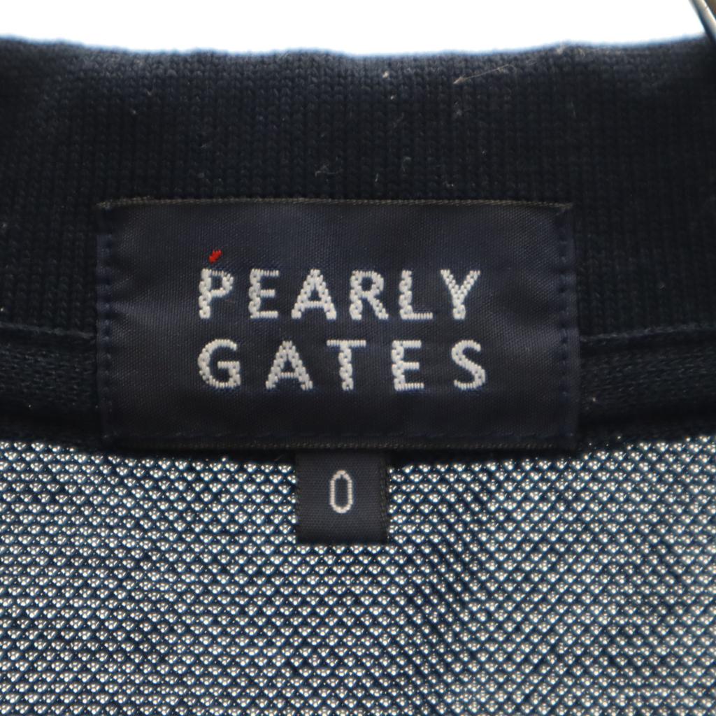 Pearly Gates Made In Japan Short Sleeve Polo Shirt Navy Women Used