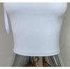 Korean Off-Shoulder Lace-Up Halter Slimming Tank for Women