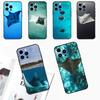 Animal Manta Ray Phone Case For Samsung Galaxy S24 Ultra S20 S21 S22 S23 S25 Ultra S9 S10 Plus S24 FE Cover