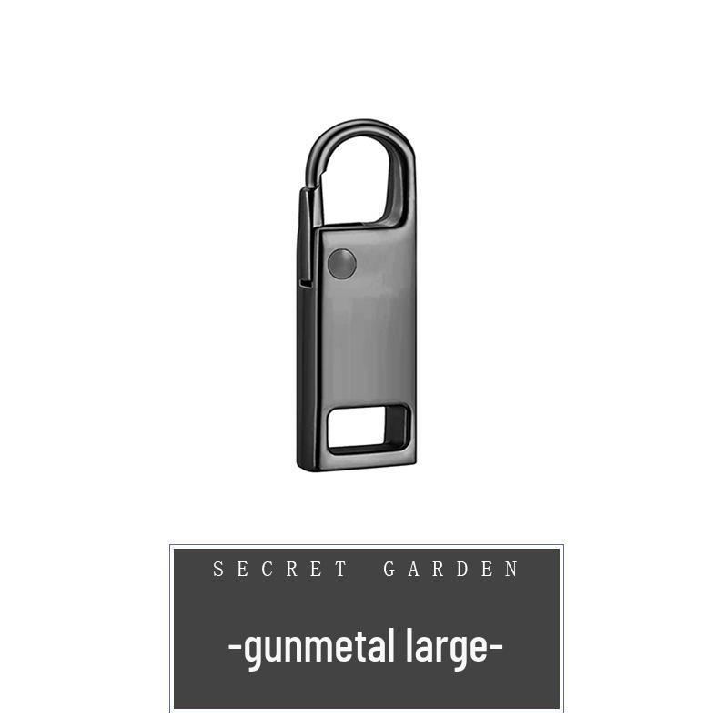 Alloy Replacement Zipper Pull Tab for Backpack and Jacket