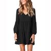 Sexy V-neck Long Sleeve Loose Dress Sexy V-neck Long Sleeve Loose Dress