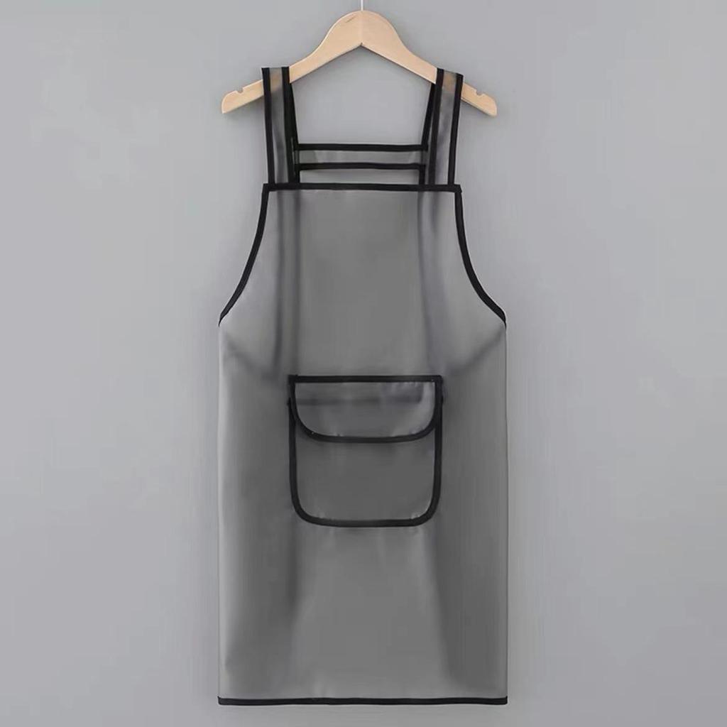 Customized Waterproof TPU Apron with Logo - Transparent and Oil-resistant