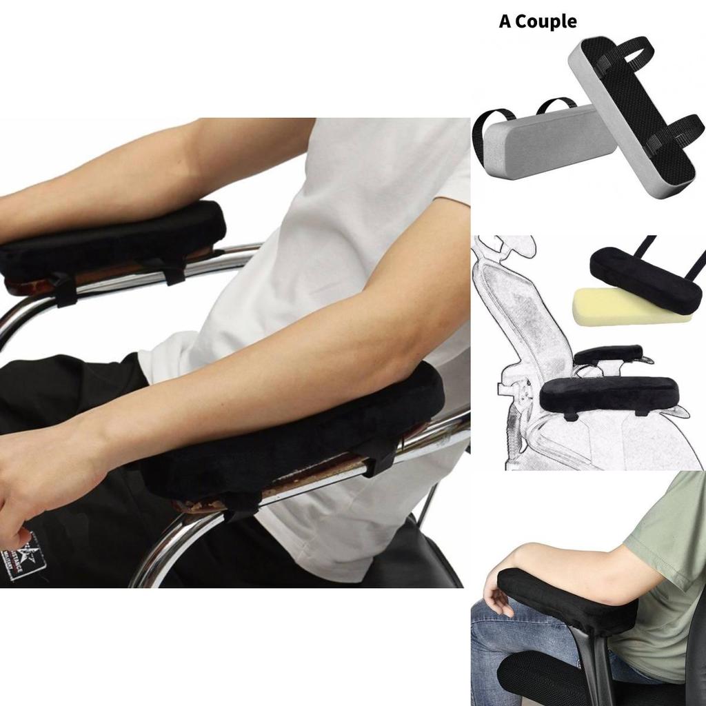 Minimalist Office Chair Armrest Cushion With Memory Foam For Gaming And Work Comfort