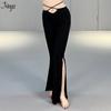 Belly Dance Slim Fit Flared Pants - Women's Beginner Modal Trousers for Oriental Dance Performance