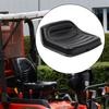 Forklift Seat Black Sturdy Repair Ergonomic Agriculture Vehicle Chair Adjustable Angle Breathable