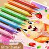 Colorful Glitter Marker Pen Set