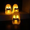 Halloween Ornament Cartoon Reading Ghost Pumpkin Shape Statue Waterproof Resin Figure Horror Themed Halloween Decor