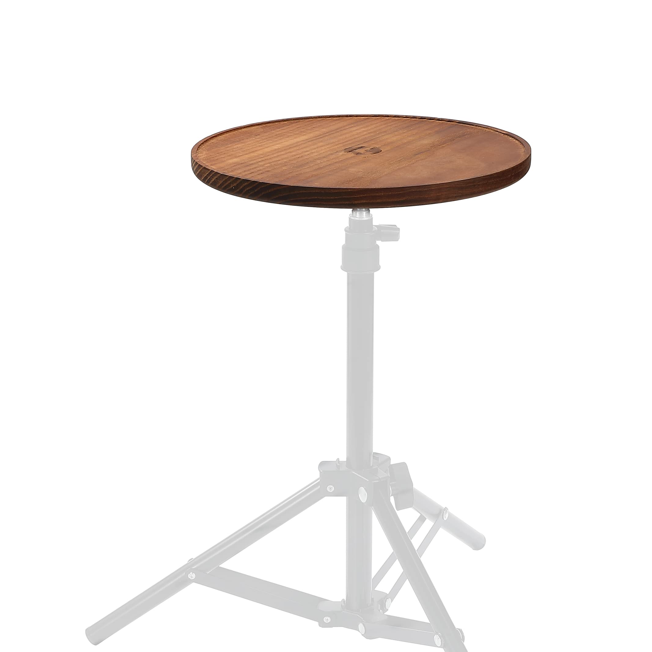 

CAMPING MOON Camping Tripod Table with Custom Top, Camera Tripod & Smart Stand, 2-Way, Walnut, Z01-T-Z57