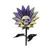 The Forbidden Sunflower Sculpture Gothic Skull Bloom Decor 3D Printed Macabre Art Halloween Ornament for Horror Home Party Decor