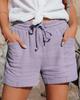 2026 Women's High Waist Lace-Up Loose Wide-Leg Summer Shorts
