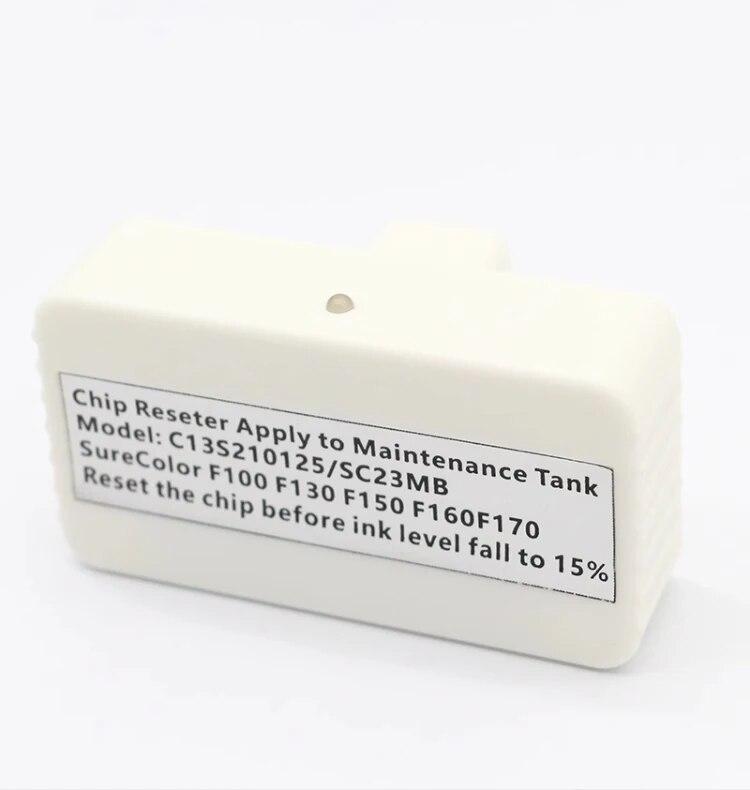 F170 C13S210125 S2101 S210125 SC23MB decodificador de chip para Epson SureColor F100 F130 F150 F160 F170 impressora manutenção caixa resetter