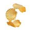 Fresh Vacation Ocean Series Adjustable Seashell Bangle for Women