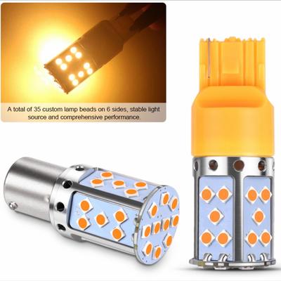 3030 1156 BAU15S PY21W T20 7440 Canbus Free Turn Signal Bulb LED Car Light Stop Brake Lamp