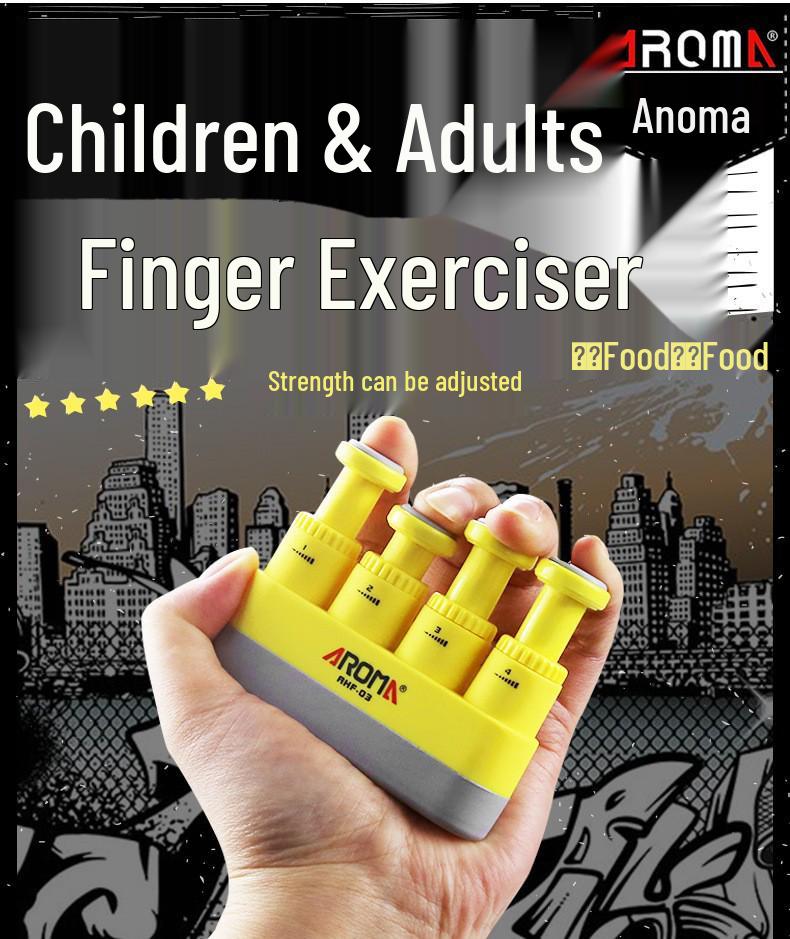 Esercitatore per le dita AROMA: Chitarra, Pianoforte e Allenatore di Forza della Presa per Bambini.