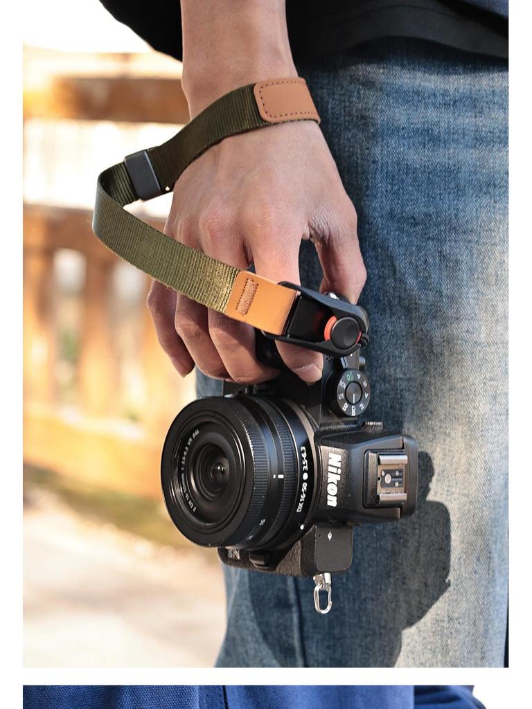 Alça de Pulso para Câmera de Liberação Rápida para Canon, Nikon, Sony, Fujifilm, Leica Mirrorless & SLR, Compatível com PD
