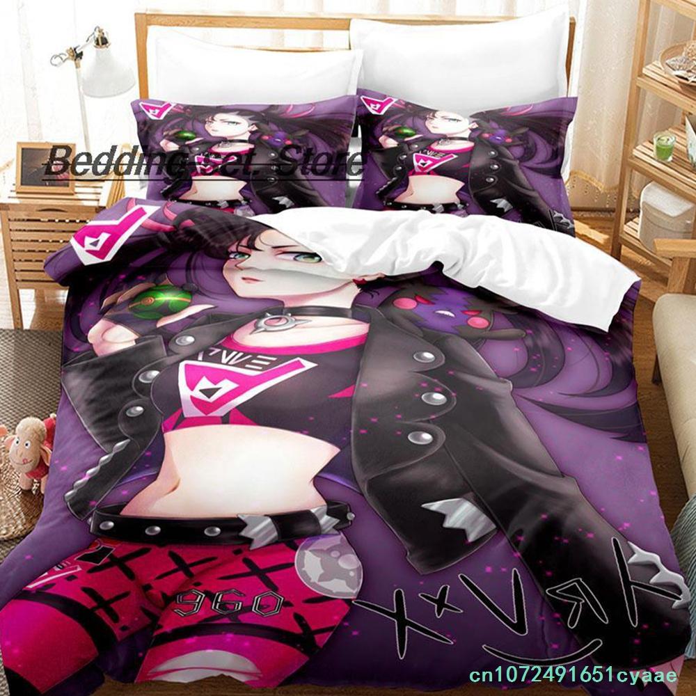 Marnie Bedding Set Single Twin Full Queen King Size Bed Set Aldult Kid Bedroom Duvetcover Sets 3D Print Anime Bed Sheet Set