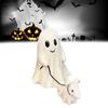 Ghost Walking Ghost Walking Dog Statue Halloween Ghost Decor Indoor Outdoor Spooky Ghost Dog Halloween Figurine Ghost Dog