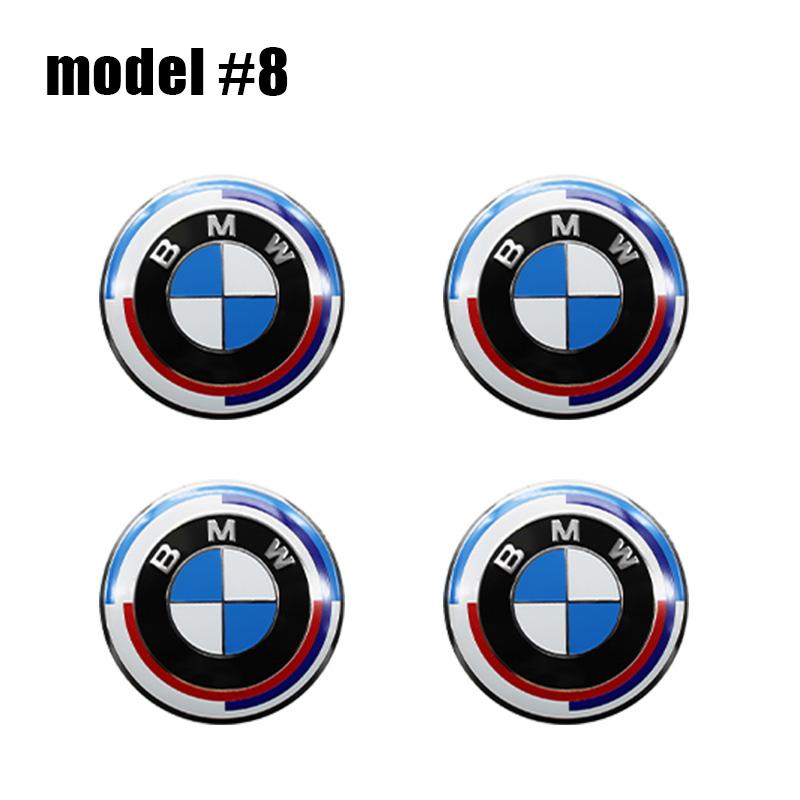 4 Stück 56/60/65MM Auto Radnabenkappe Center Aufkleber Emblem Für BMW G30 F02 E46 E60 E90 G20 G28 F30 F10 Auto Abzeichen Aufkleber Zubehör