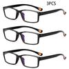 2/3Pcs Anti Blue Light Reading Glasses Men Hyperopia Eyeglasses Women Ultralight Presbyopic Eyewear +100 +150 +200 To +400