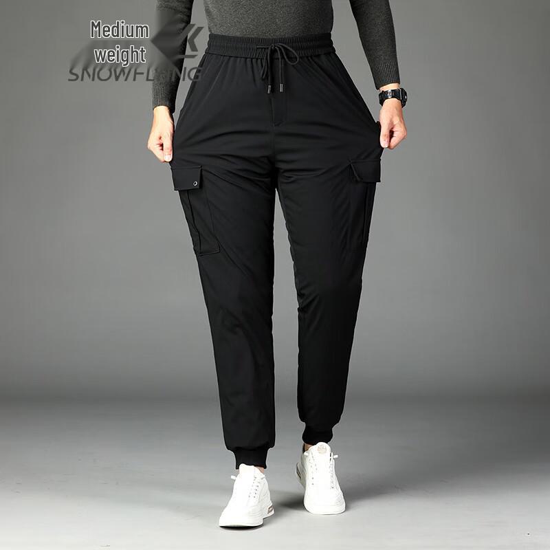 

Xuezhongfei Men s Cuffed Down Workwear Pants XL