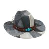 Ethnic Style Fashion Street Shot Felt Hat Western Retro Cowboy Hat Travel Photography Vacation Stage Performance Jazz Hat
