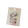 4pcs/set New Korean Amber Glossy Acetate Water Drop BB Snap Hair Clip for Girls Fashion Elegant Side Stray Hair Pin for Toddler