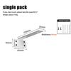 1 Set Heavy Duty Cast Iron Shelves Brackets Floating Shelf Brackets 4Mm Thicked Invisible L Brackets For Shelves Support
