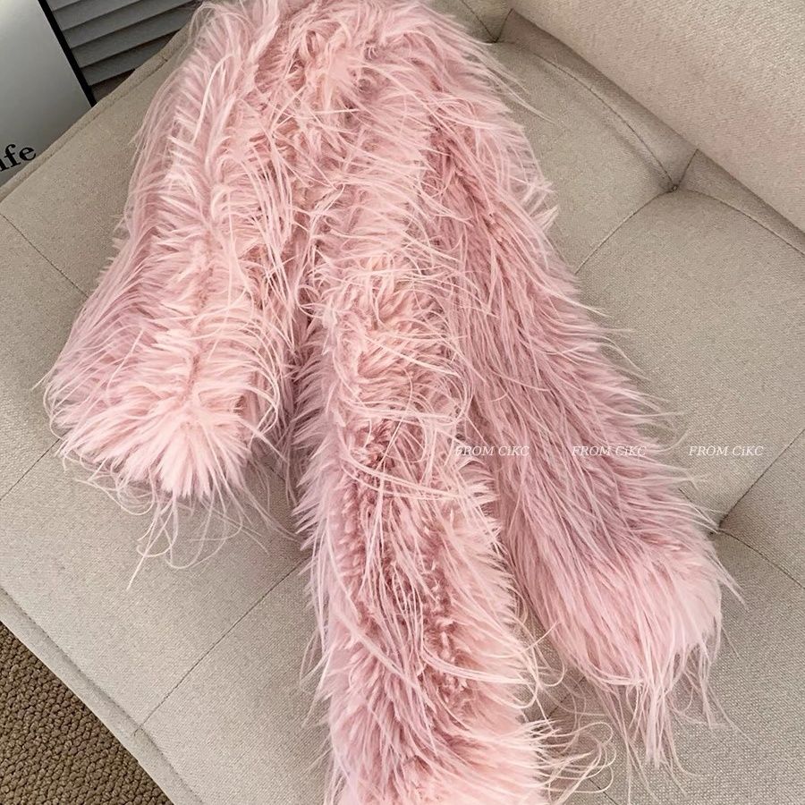 

Премиальный шарф-снуд из плюша, женственный, однотонный, утолщенный, теплый, меховая шаль