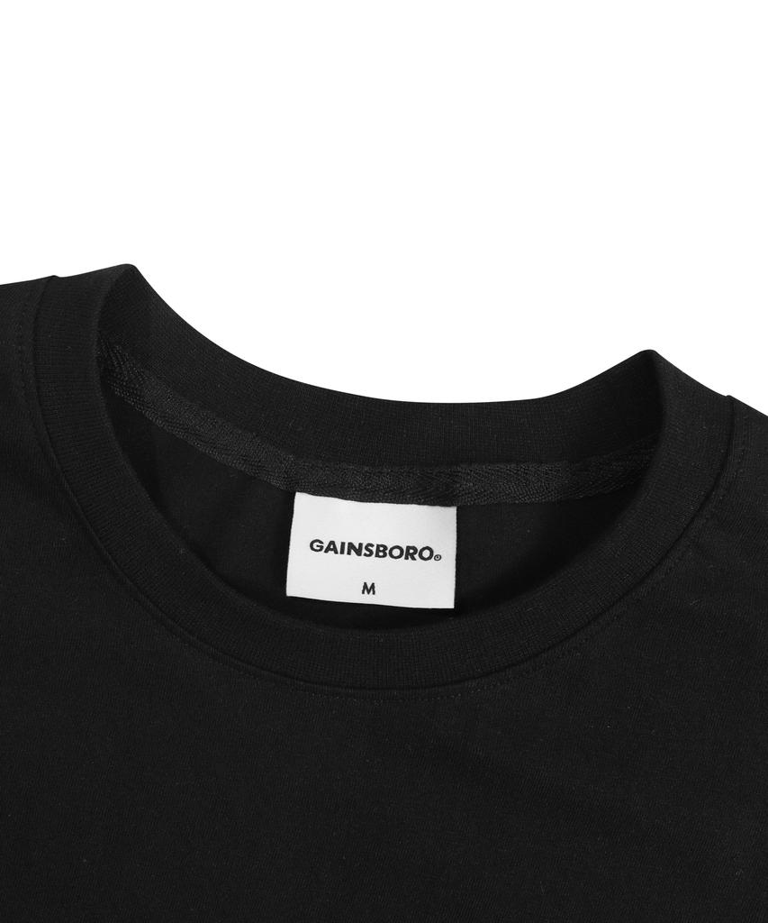 GAINSBORO 3D Star Logo T-Shirt_Black/Silver