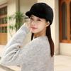 Unisex Plush Mink Fur-Look Baseball Cap with Ear Protection for Autumn/Winter
