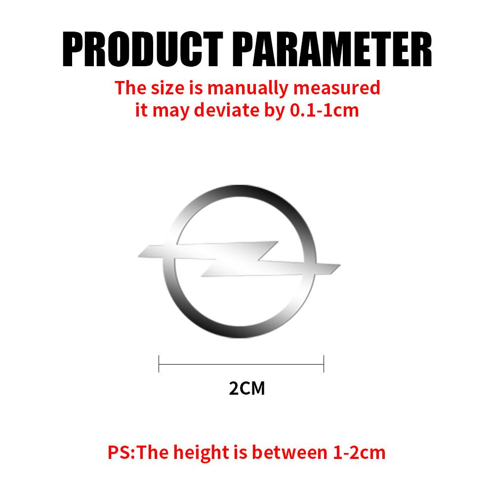 5/10/20pcs Car Interior Nickel Badge Stickers Phone Key Decal Decoration for Opel Astra H G Insignia Mokka Zafira Corsa Vauxhall