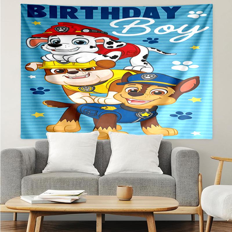 1PC Paw Patrol: Heroic Rescue Tapestry, Unique Design Tapestry, Suitable for Bedroom,Livingroom, Playroom,Heartwarming Holiday Gifts