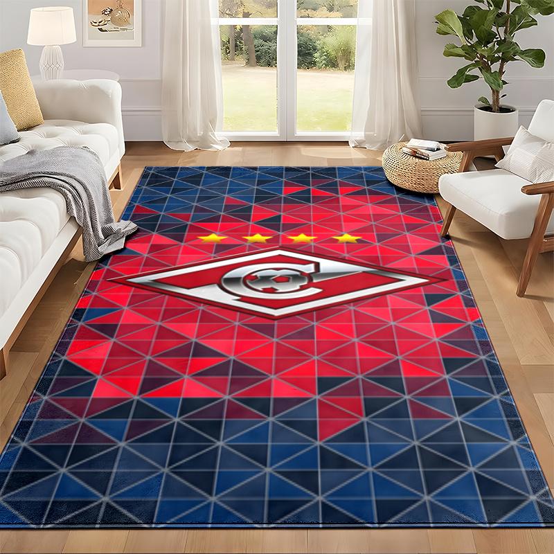 FC Spartak Moscow Carpet Door Mat for Living Room or Bedroom Protective Mat Under Chair Office Decoration Christmas Gift Birthday Present