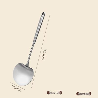 Wutuo Extended Handle Large Wok Spatula Set
