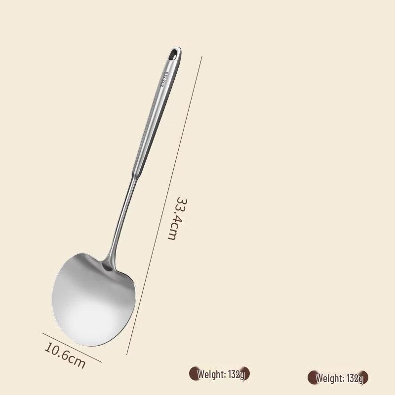 Wutuo Extended Handle Large Wok Spatula Set